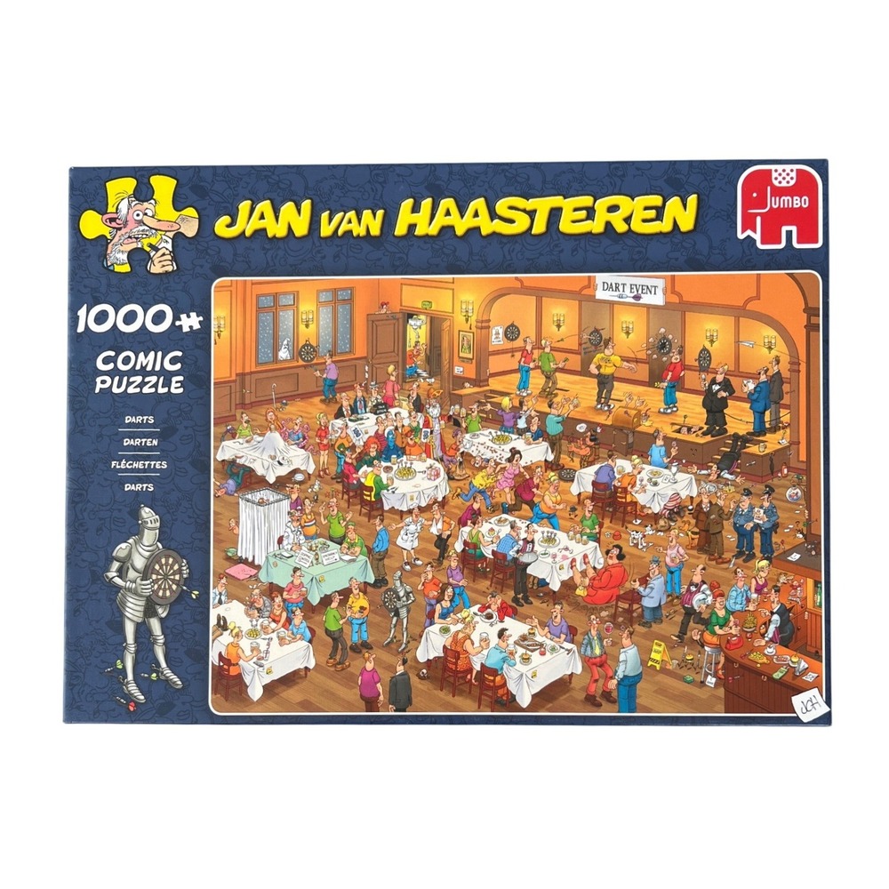 Jan van Haasteren Darts 1000 Piece Comic Jigsaw Puzzle Jumbo 19092